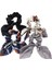 4pcs/lot Kadın Kızlar Şifon Bowknot Ipek Saç Scrunchies Set Inci At Kuyruğu Kafa Bandı Saç Ipi Kafa Bandı Kızlar Saç Aksesuarları: 3764-5 (Yurt Dışından) 1