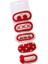 5pcs Kore Saç Tokası Çocuklar Için Küçük Kızlar Sevimli Tatlı Çiçek Örgü Peluş Çocuklar Ettes Tavan Saç Aksesuarları Renk: Kırmızı (Yurt Dışından) 1