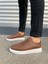 JET-0535 Prime Bağcıklı Cilt Erkek Günlük Sneaker Ayakkabı Cbt - Taba 2