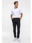 Siyah Slim Armürlü Jogger Pantolon 1