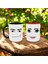 Roblox Man Woman Kupa Bardak 2'li Set Çift Kupaları Roblox Face Mug 1