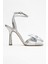 Pila Gümüş Kadın Topuklu Ayakkabı 3