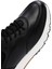 Erkek Siyah Bağcıklı Kalın Tabanlı Deri Casual Sneaker 25WFD690718 9