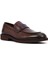 Erkek Kahverengi Deri Casual Loafer 25WFD605718 6