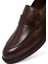 Erkek Kahverengi Deri Casual Loafer 25WFD605718 8