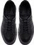 Erkek Siyah Bağcıklı Kalın Tabanlı Deri Casual Sneaker 25WFD676618 7