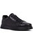 Erkek Siyah Bağcıklı Deri Casual Sneaker 25WFD676918 6