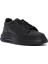 Erkek Siyah Bağcıklı Kalın Tabanlı Deri Sneaker 25WFD611318 6