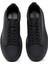 Erkek Siyah Bağcıklı Kalın Tabanlı Deri Sneaker 25WFD611318 7