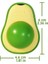 Avokado Tasarımlı Kedi Yalama Topu 2