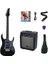Esh-22 Bk Elektro Gitar Hss - Siyah Set (Anfi-Softcase-Askı-Tel-Kablo-Pena) 1