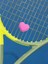 Tenis Titreşim Engelleyici Pembe Kalp 2