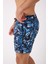 Desenli Erkek Deniz Yüzme Şortu Fileli Cepli DMN105003 4