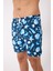 Desenli Erkek Deniz Yüzme Şortu Fileli Cepli DMN105003 5