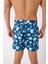 Desenli Erkek Deniz Yüzme Şortu Fileli Cepli DMN105003 7