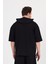 Erkek Kapüşonlu T-Shirt Oversize 4