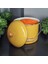 Emaye Yoğurt Tenceresi Emaye Bakraç 20 cm 5 lt Sarı 3