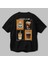 Coffee Club Arka Baskılı Oversize T-Shirt Erkek Kadın %100 Pamuk Bisiklet Yaka Tişort 3