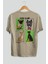 Dog Club Arka Baskılı Oversize T-Shirt Erkek Kadın %100 Pamuk Bisiklet Yaka Tişort 2