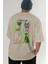 Dog Club Arka Baskılı Oversize T-Shirt Erkek Kadın %100 Pamuk Bisiklet Yaka Tişort 6