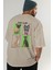 Dog Club Arka Baskılı Oversize T-Shirt Erkek Kadın %100 Pamuk Bisiklet Yaka Tişort 7