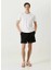 Unisex Basic Bisiklet Yaka Regular T-Shirt - Beyaz 4