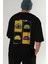 Car Club Arka Baskılı Oversize T-Shirt Erkek Kadın %100 Pamuk Bisiklet Yaka Tişort 7