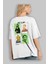 Art Club Arka Baskılı Oversize T-Shirt Erkek Kadın %100 Pamuk Bisiklet Yaka Tişort 3