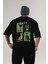 Dog Club Arka Baskılı Oversize T-Shirt Erkek Kadın %100 Pamuk Bisiklet Yaka Tişort 1