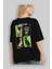 Dog Club Arka Baskılı Oversize T-Shirt Erkek Kadın %100 Pamuk Bisiklet Yaka Tişort 4