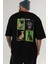 Dog Club Arka Baskılı Oversize T-Shirt Erkek Kadın %100 Pamuk Bisiklet Yaka Tişort 6