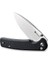 Sachse Flipper & Button Lock & Thumb Stud Knife G10 Black Handle Çakı 4
