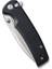 Sachse Flipper & Button Lock & Thumb Stud Knife G10 Black Handle Çakı 5
