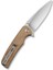 Sachse Flipper & Button Lock & Thumb Stud Knife Micarta Handle Çakı 3