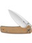 Sachse Flipper & Button Lock & Thumb Stud Knife Micarta Handle Çakı 4