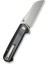Draxor Flipper & Thumb Stud Knife G10 Gray & Black Handle Çakı 3