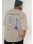 Mythology Club 2 Arka Baskılı Oversize T-Shirt Erkek Kadın %100 Pamuk Bisiklet Yaka Tişort 7