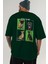 Dog Club Arka Baskılı Oversize T-Shirt Erkek Kadın %100 Pamuk Bisiklet Yaka Tişort 6