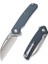 Awassi Flipper & Thumb Stud Knife Blue G10 Handle Çakı 2
