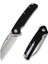 Awassi Flipper & Thumb Stud Knife Black G10 Handle Çakı 2