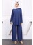 Indigo Piliseli Sandy Tunik Pantolon Takım 1