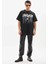 Unisex Oversize Kolye Dahil T-Shirt - Siyah 5