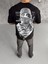 Unisex Baskılı Oversize T-Shirt - Siyah 4