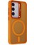Samsung Galaxy S24 Plus Flet Lens Magsafe Kapak - Turuncu Ynsmr 1