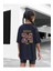 Çocuk Unisex Baskılı T-Shirt - Siyah 4