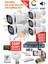 5 Kameralı Sesli Güvenlik Kamerası Seti - Gece Renkli 5mp Sony Seculens, 1080P Full Hd Ahd, 4 Warm Led, Colorvu - Plastik Kasa 1