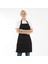 Boyun Ayarlı Şef Garson Kafe Aşçı Barista Siyah Önlük Mutfak Önlüğü Masterchef Cafe Apron Restaurant Önlüğü 6