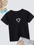 Çocuk Unisex Baskılı T-Shirt - Siyah 1