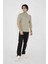Unisex Bisiklet Yaka Slim Fit T-Shirt- Açık Yeşil 5