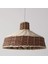 Mylamp Merve Krem & Kahverengi 34X 22 cm Rattan Sarkıt Lamba 2